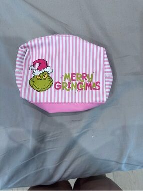 Merry Grinchmas makeup bag or pouch